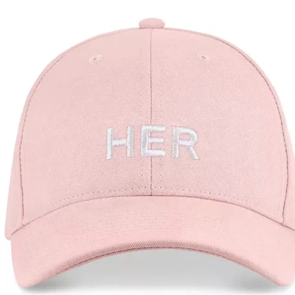 NWOT Burberry Her Blush Pink Hat - Picture 3 of 3